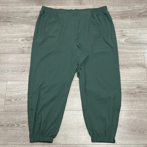 NWOT Old Navv Stretchtech All Season Quick Dry Joggers Sage Green 2X - Picture 7 of 15